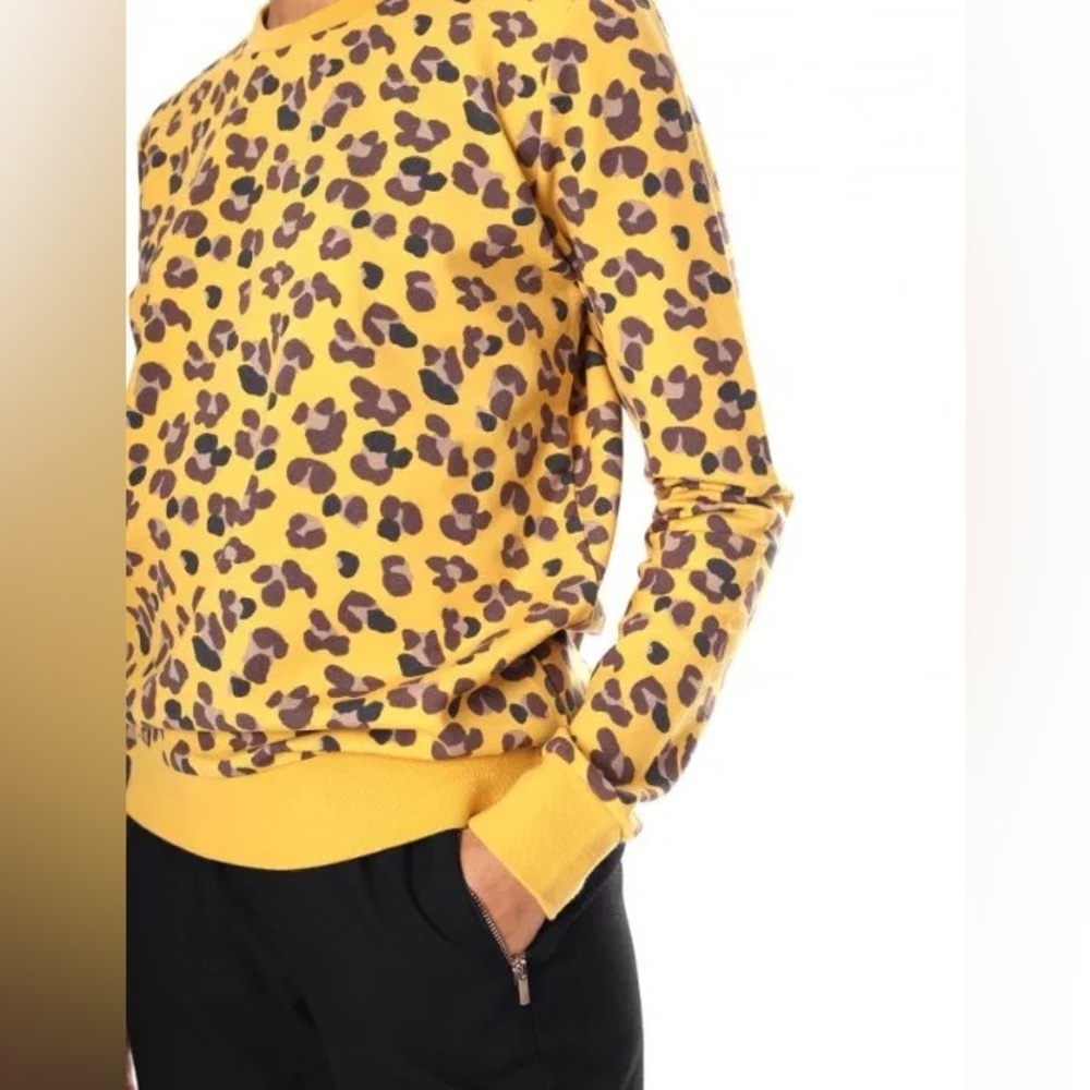 Maison Scotch Leopard Print Sweatshirt